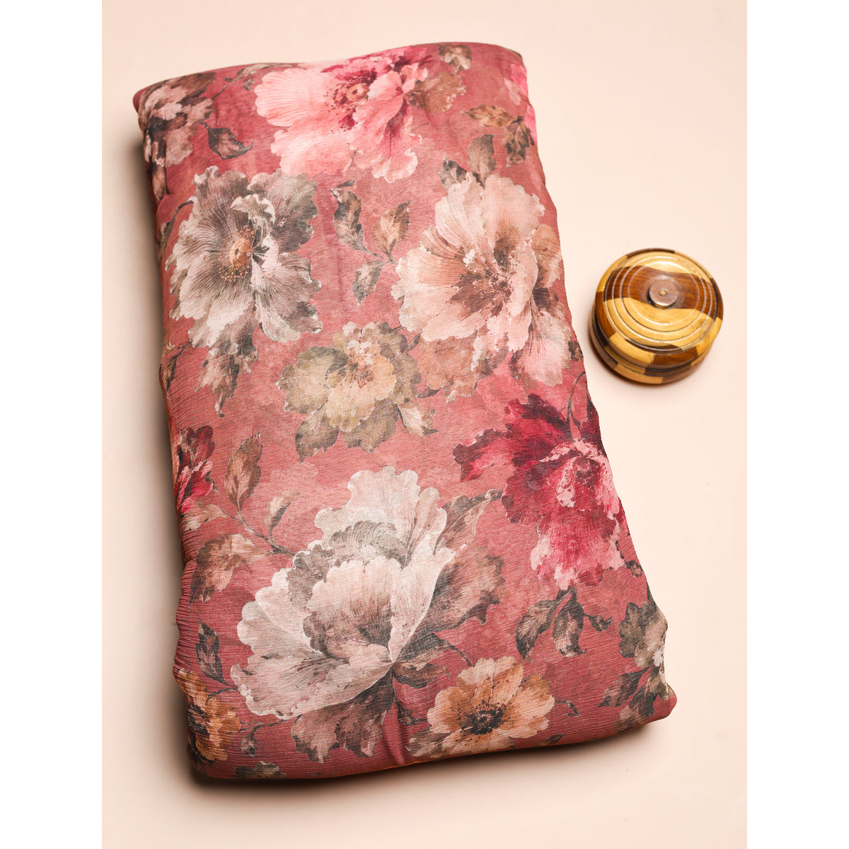 BEMBERG CHIFFON PRINTED FABRIC