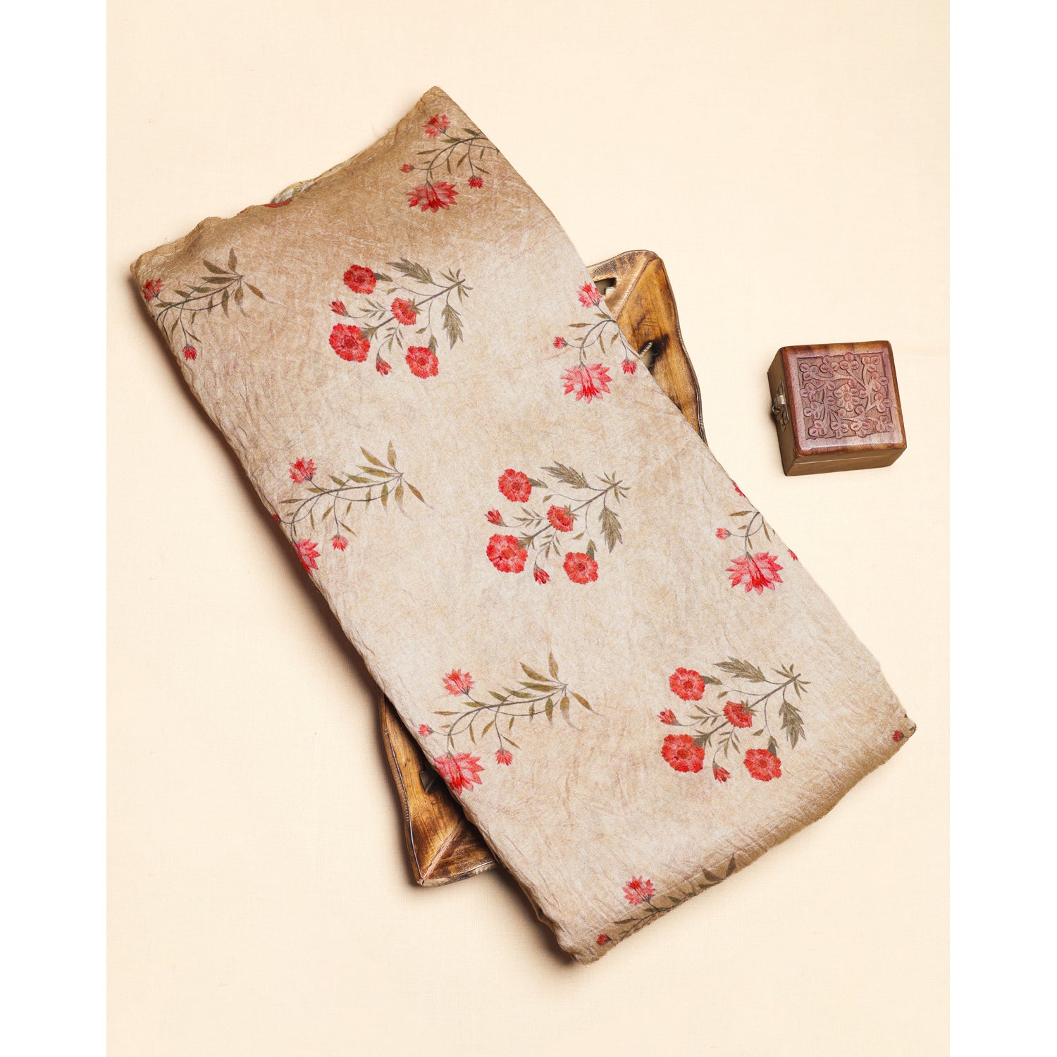 MOGRA CHANDERI PRINTED FABRIC