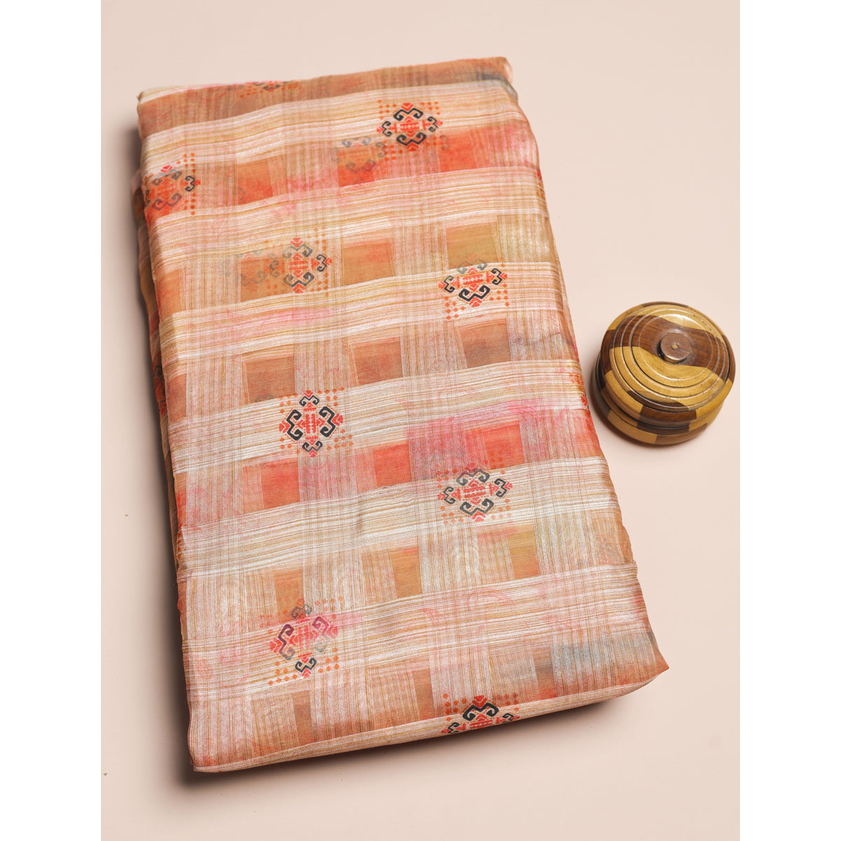 SEMI SILK PRINTED FABRIC
