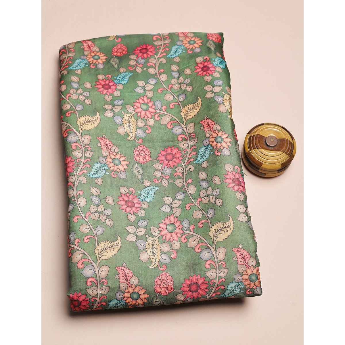SEMI SILK PRINTED FABRIC