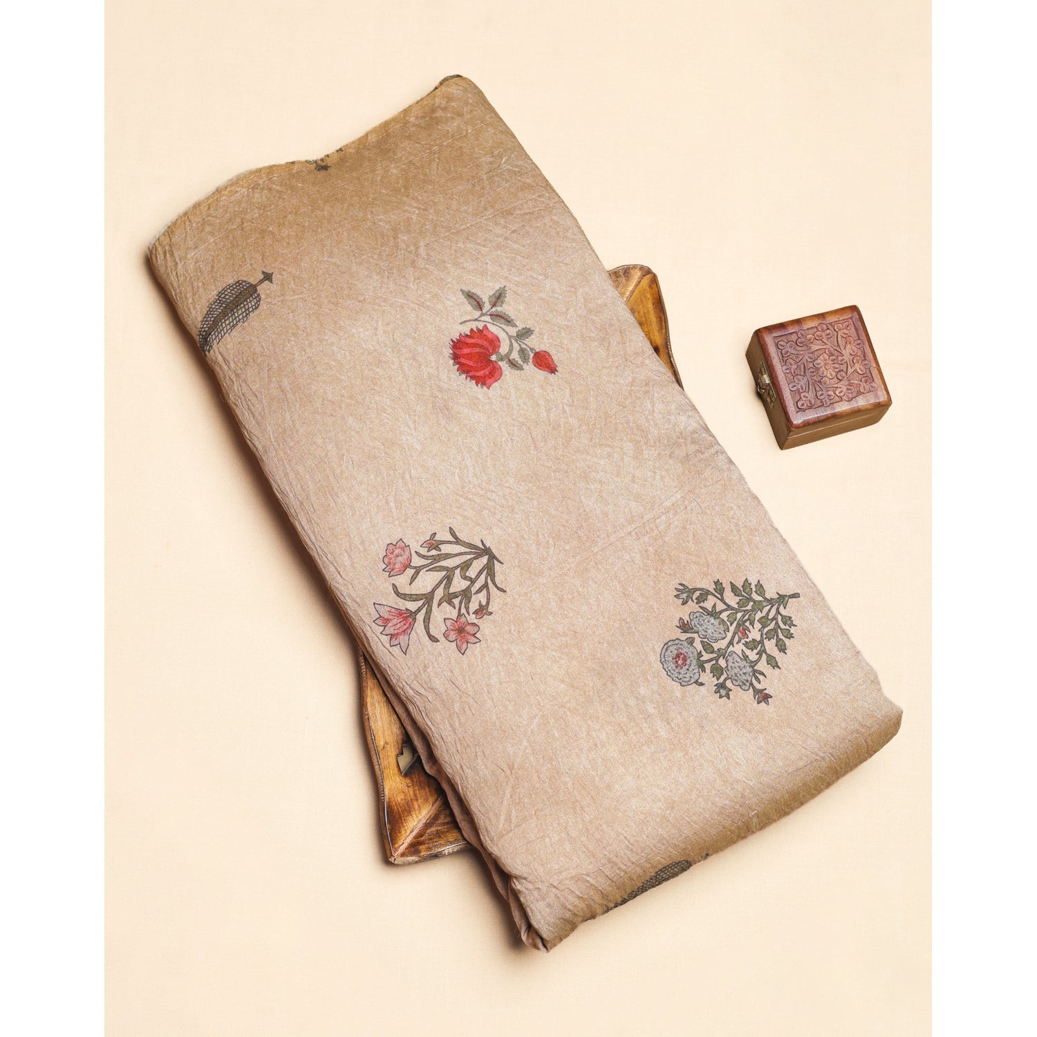 MOGRA CHANDERI PRINTED FABRIC