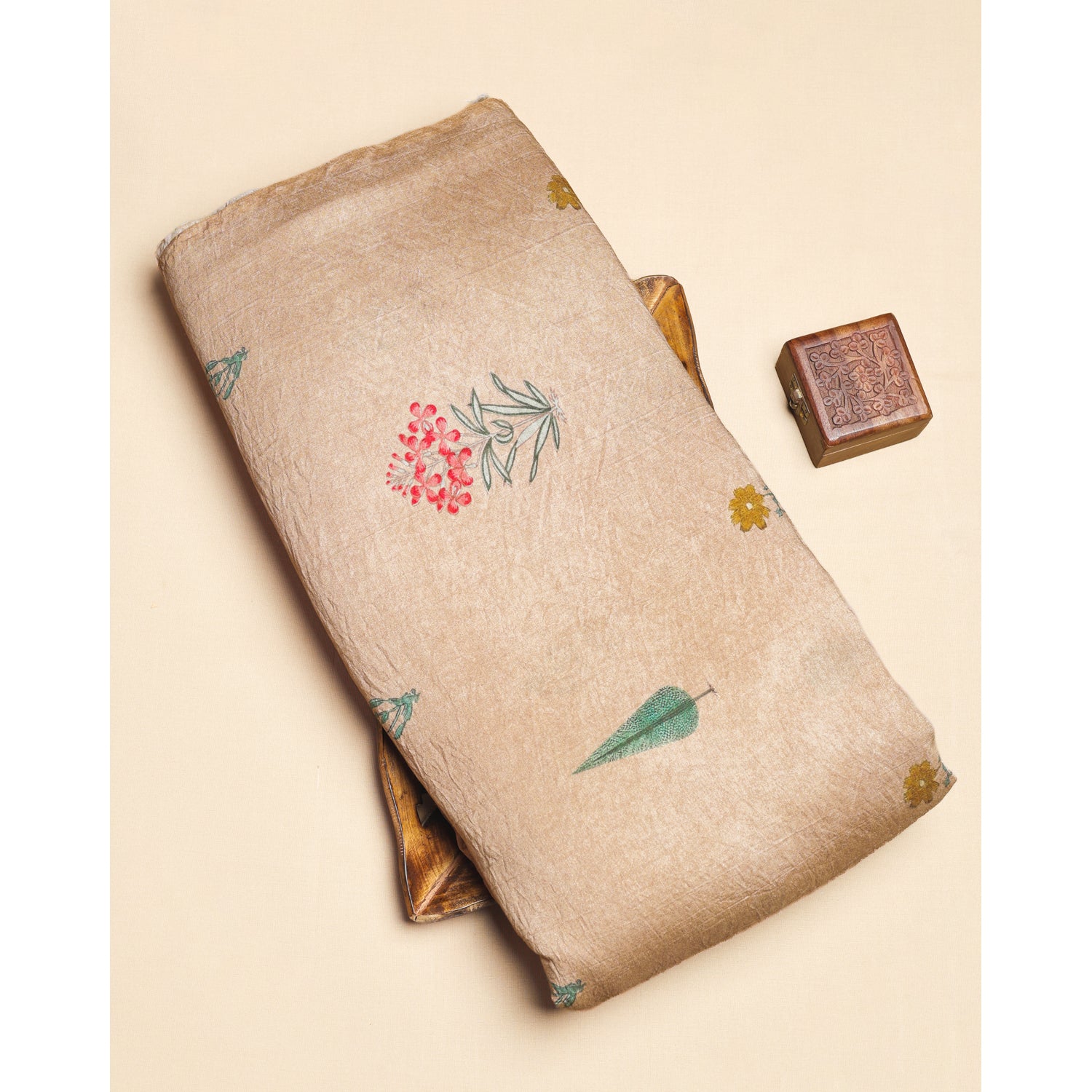 MOGRA CHANDERI PRINTED FABRIC