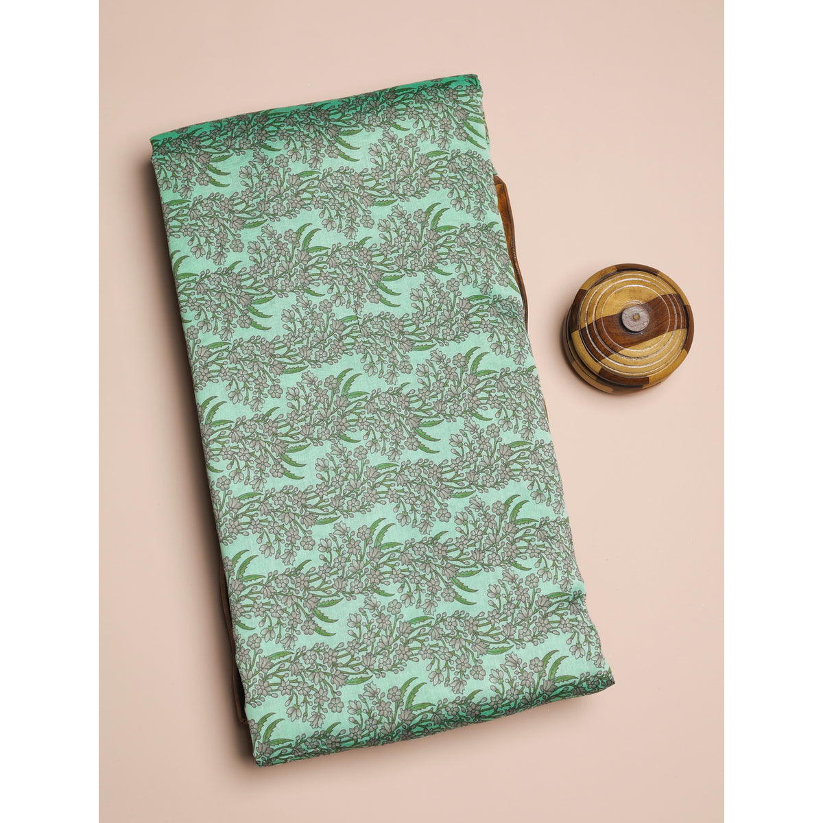 SEMI TUSSAR PRINTED FABRIC