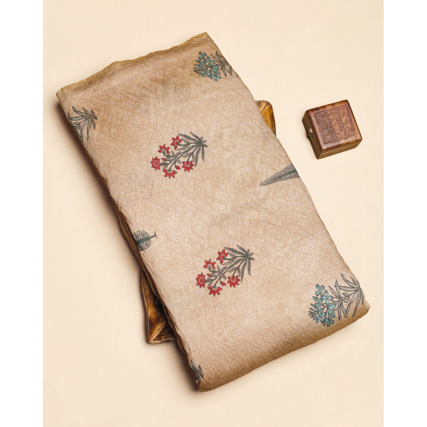 MOGRA CHANDERI PRINTED FABRIC