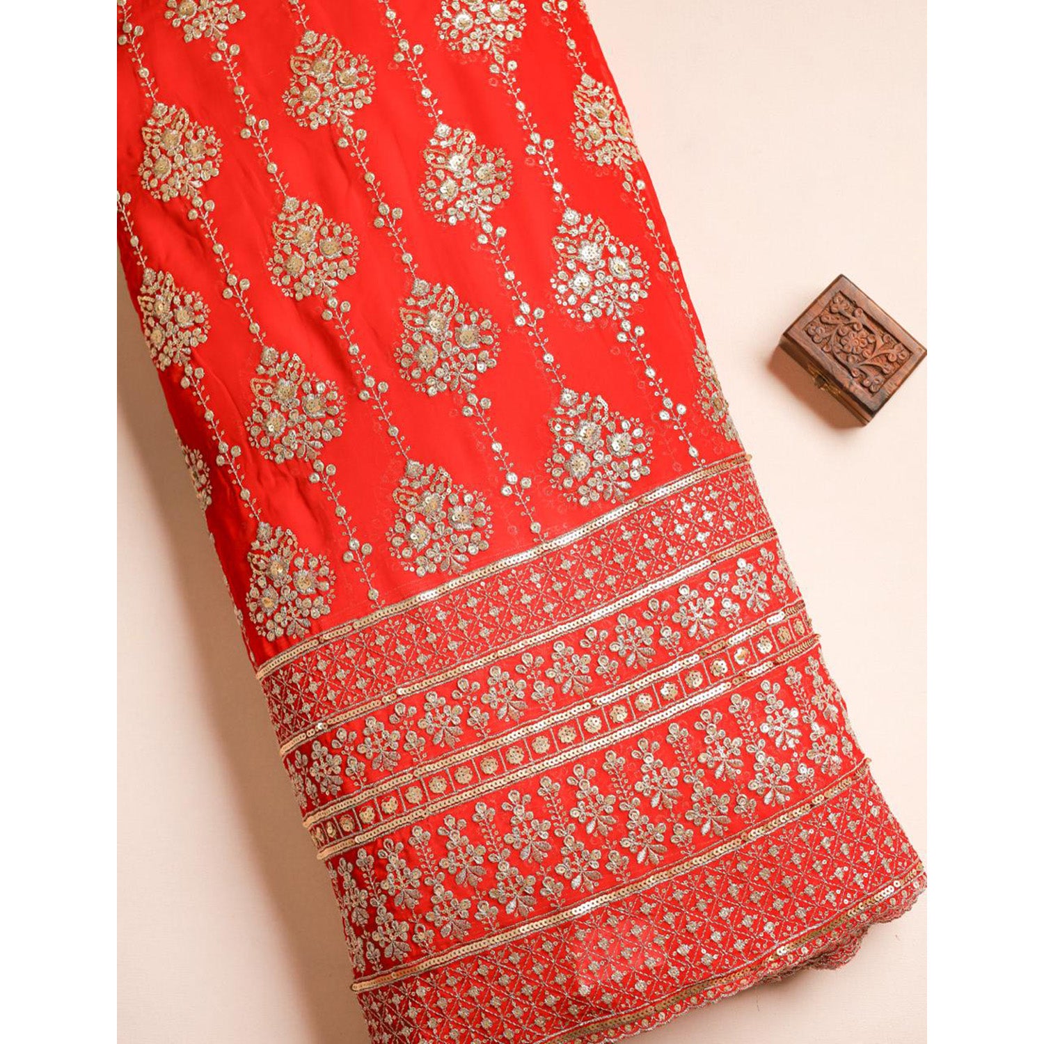 GEORGETTE EMBROIDERED FABRIC