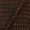 Cotton Mul Vanaspati [Natural Dye] Brick Colour Floral Hand Block Print Fabric Online 9012E