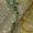 Fancy Modal Chanderi Silk Feel Lime Green Colour Gold Geometric Print 43 Inches Width Fabric