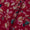 Buy Fancy Modal Chanderi Silk Feel Crimson Red Colour Gold Jaal Print Fabric Online 9019AV4