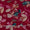Buy Fancy Modal Chanderi Silk Feel Crimson Red Colour Gold Jaal Print Fabric Online 9019AV4