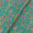 Fancy Modal Chanderi Silk Feel Mint Colour Gold Jaal Print Fabric Online 9019J3