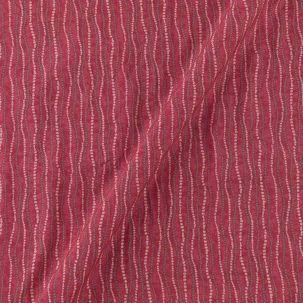 Fancy Modal Chanderi Silk Feel Pink Colour Bandhani Print Fabric Online 9019W1