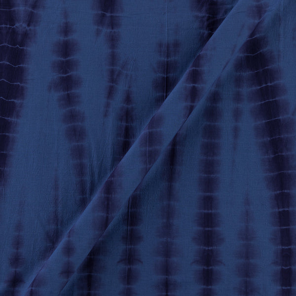 Cotton Indigo & Violet Colour Tie Dye Fabric Online 9020AT