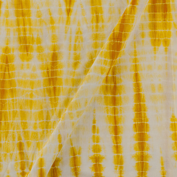 Cotton Yellow & Mustard Colour Tie Dye Fabric Online 9020AW
