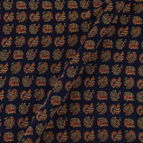 Soft Cotton Midnight Blue Colour Quirky Print Fabric Online 9023BO4