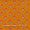 All Over Schiffli Cut Work Orange Colour Geometric Print Cotton Fabric Online 9026AO 