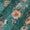 All Over Schiffli Cut Work Sea Blue Colour Floral Print Cotton Fabric Online 9026AR