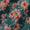All Over Schiffli Cut Work Mineral Blue Colour Floral Print Cotton Fabric Online 9026AU