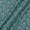 All Over Schiffli Cut Work Cambridge Blue Colour Floral Print Cotton Fabric Online 9026BV
