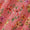 All Over Schiffli Cut Work Sugar Coral Colour Floral Print Cotton Fabric Online 9026CC
