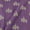Premium Pure Linen Purple Colour Leaves Print 43 Inches Width Fabric Cut Of 0.40 Meter
