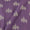 Premium Pure Linen Purple Colour Leaves Print 43 Inches Width Fabric