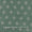 Premium Pure Linen Shell Green Colour Geometric Butti Print 43 Inches Width Fabric
