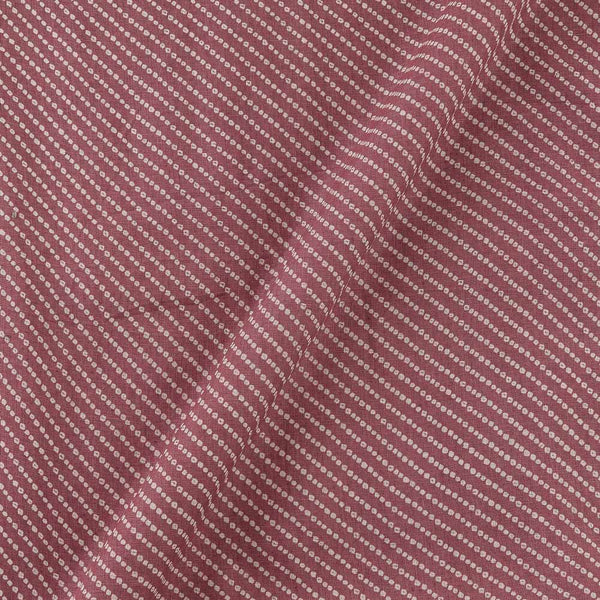 Premium Pure Onion Pink Colour Bandhani Print Fabric Online 9032G4