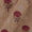 Cotton Satin Beige Colour Floral Print Fabric Online 9050BF3
