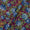Satin Silk Feel Magenta Colour Floral Print Fabric Online 9050BG3