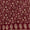 Buy Mul Satin Silk Feel Dark Maroon Colour Floral Jaal With Face Motif Daman Fabric Online 9050BH3