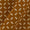 Dusty Gamathi Mustard Brown Colour Leaves Print Cotton Fabric