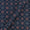 Dusty Gamathi Dark Blue Colour Patola Print 45 Inches Width Cotton Fabric