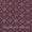 Dusty Gamathi Purple Wine Colour Patola Print 45 Inches Width Cotton Fabric