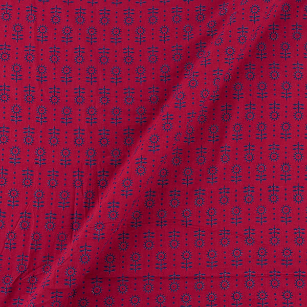 Dusty Gamathi Rani Pink Colour Floral Print Cotton Fabric Online 9072FK3