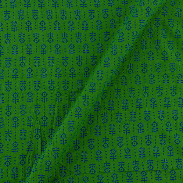 Dusty Gamathi Green Colour Floral Print Cotton Fabric Online 9072FK7