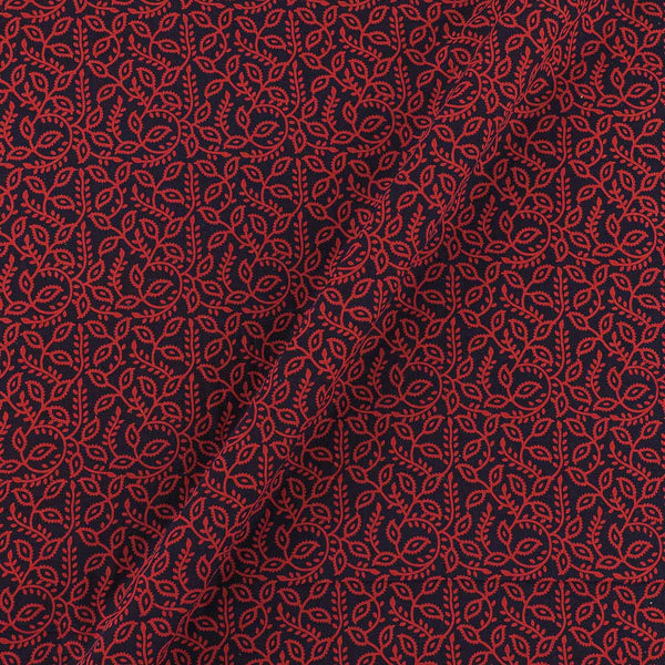 Dusty Gamathi Blueberry Colour Jaal Print Cotton Fabric Online 9072FL3
