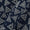 Dusty Gamathi Indigo Blue Colour Geometric Print Cotton Fabric Online 9072FM6