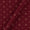 Dusty Gamathi Maroon Colour Bandhani Print 45 Inches Width Cotton Fabric