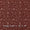 Dusty Gamathi Maroon Colour Jaal Print Cotton Fabric