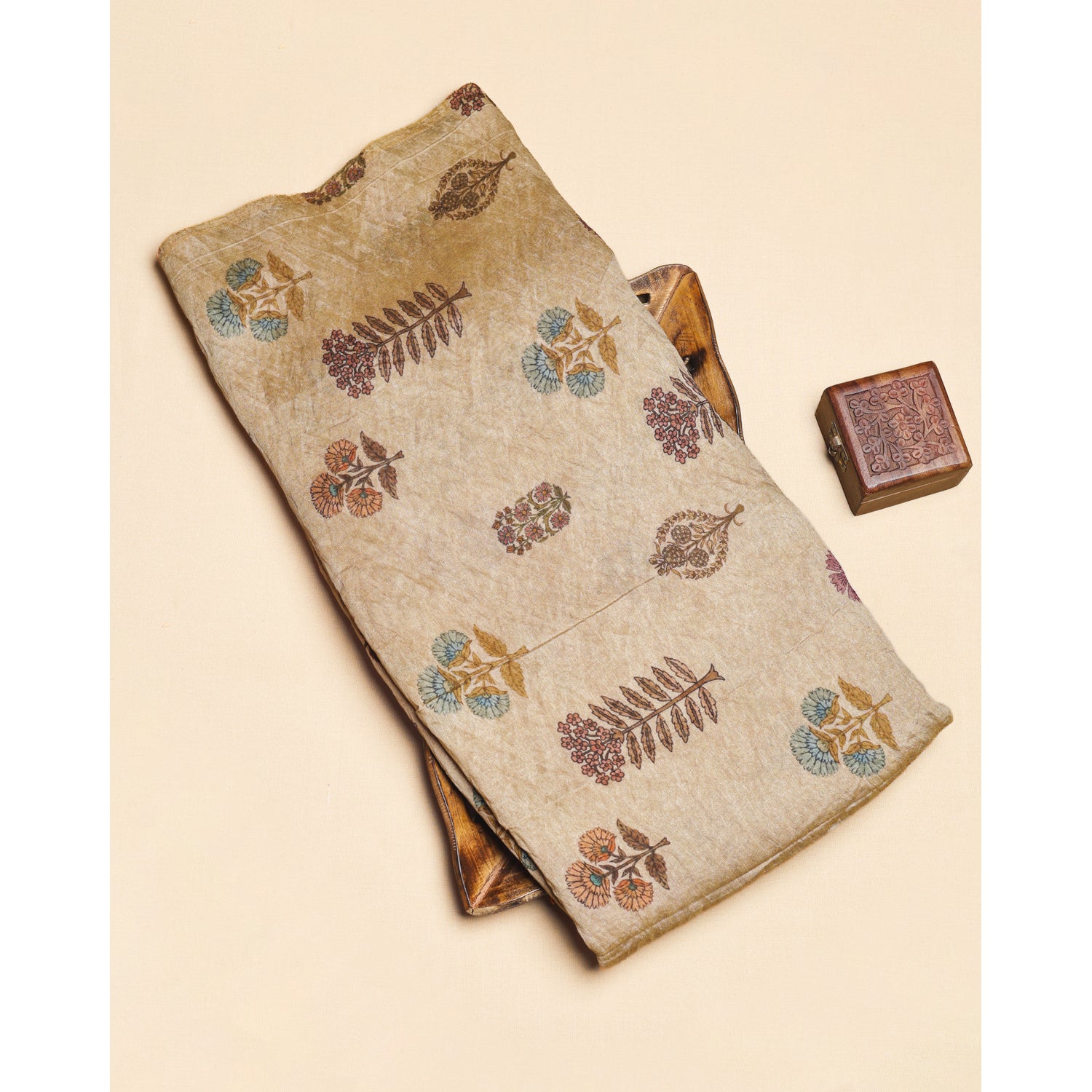 MOGRA CHANDERI PRINTED FABRIC