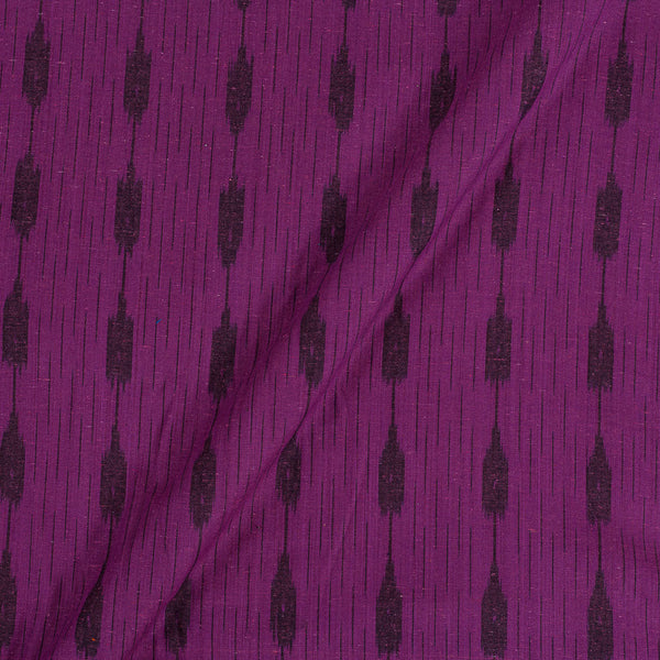 Ikat Cotton Magenta Colour 42 Inches Width Washed Fabric freeshipping - SourceItRight