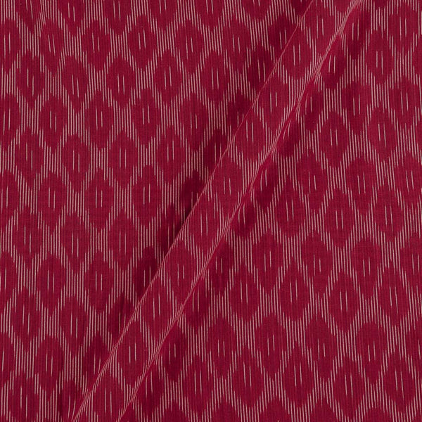 Cotton Ikat Red Colour Washed Fabric Online S9150AB9