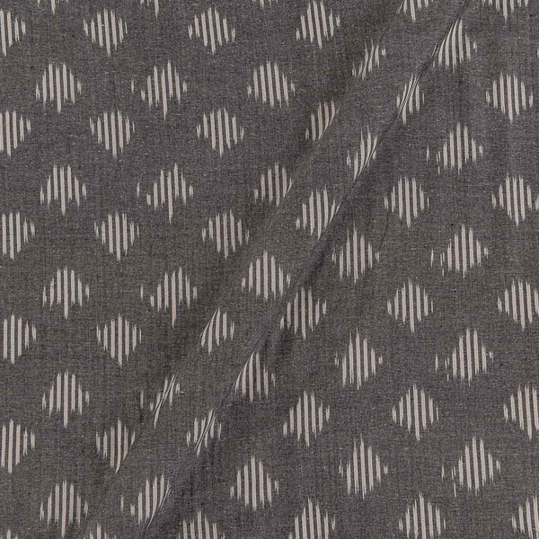 Cotton Ikat Grey X Black Cross Tone Washed Fabric Online 9150AOO