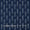 Cotton Ikat Navy Blue Colour 43 Inches Width Washed Fabric freeshipping - SourceItRight