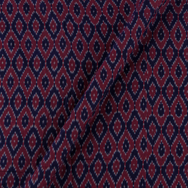 Mercerised Cotton Ikat Violet Colour Fabric Online 9151AB