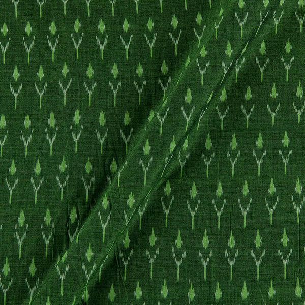 Mercerised Cotton Ikat Green X Black Cross Tone Fabric Online 9151CU3