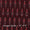 Mercerised Cotton Ikat Marron X Black Cross Tone 45 Inches Width Fabric