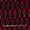 Mercerised Cotton Ikat Maroon X Black Cross Tone Fabric Online 9151NC2
