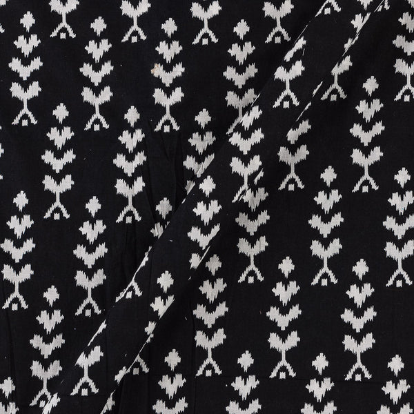 Soft Cotton Black Colour Geometric Print Fabric Online 9180DI