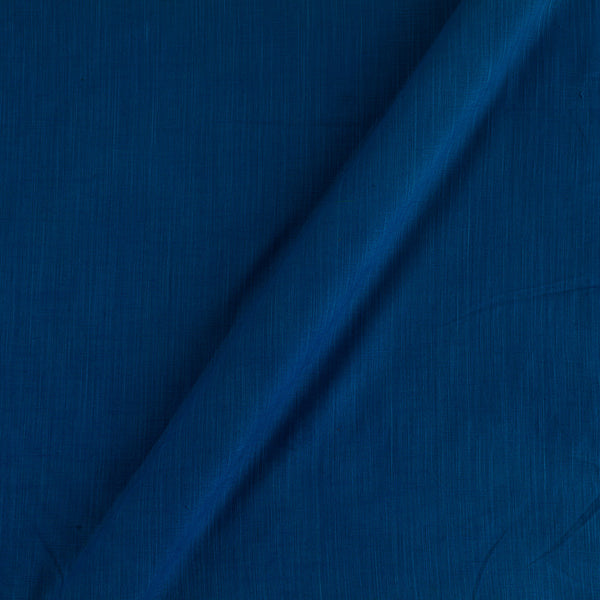 Two Ply Cotton Blue Cross Tone [Blue X Deep Purple] 43 Inches Width Handloom Fabric